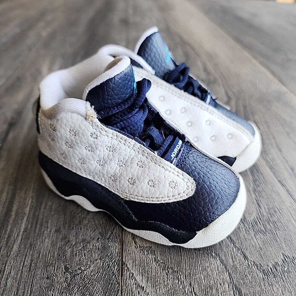 Nike Air Jordan 13 Retro Obsidian Navy Blue White DJ3004-144 Toddler 4C